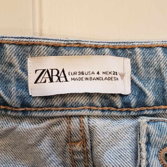 *SOLD* Zara High Waisted Mom Shorts - Picture 3 of 3